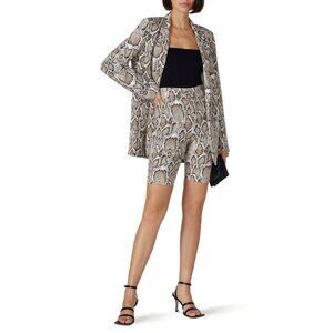 R-151. AFRM Callon Snake Print Biker Shorts Medium